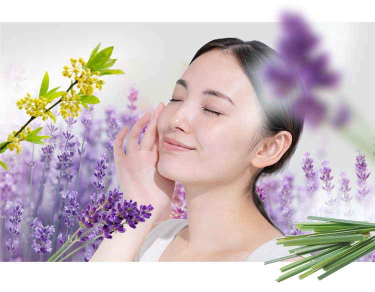 ラベンダーをベースに爽やかなレモングラス・クロモジをブレンド