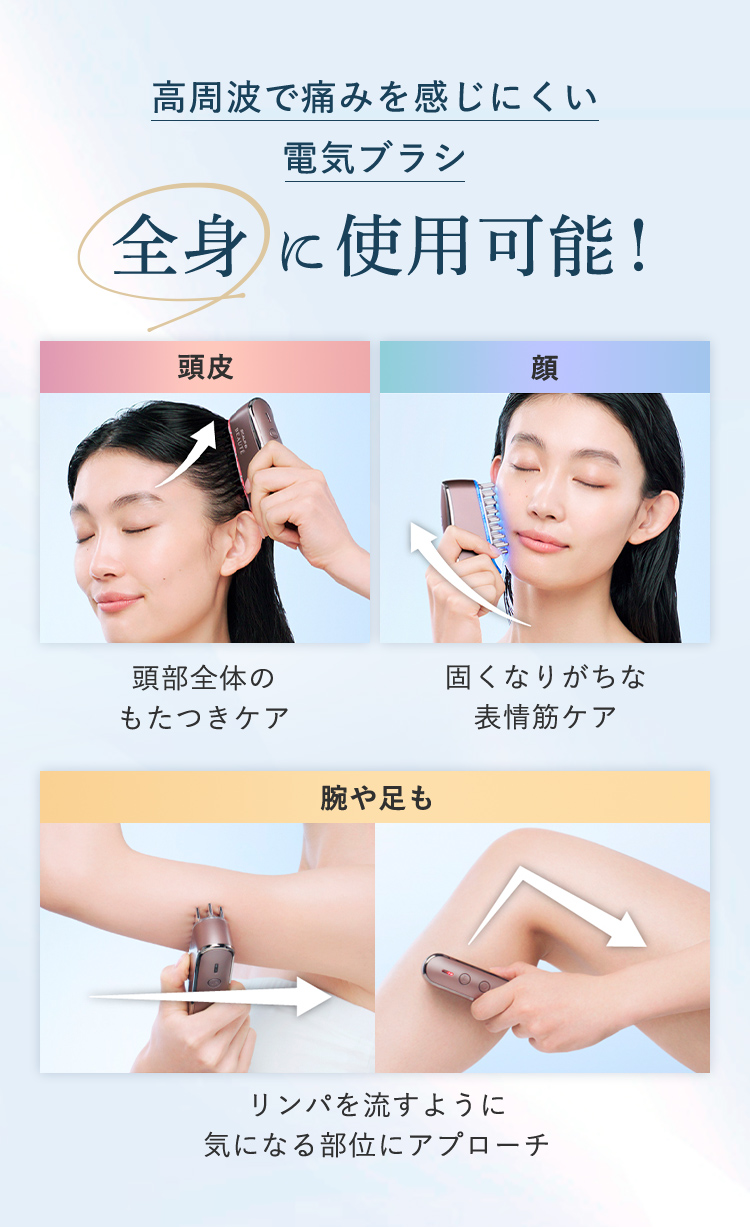 全身に使用可能!