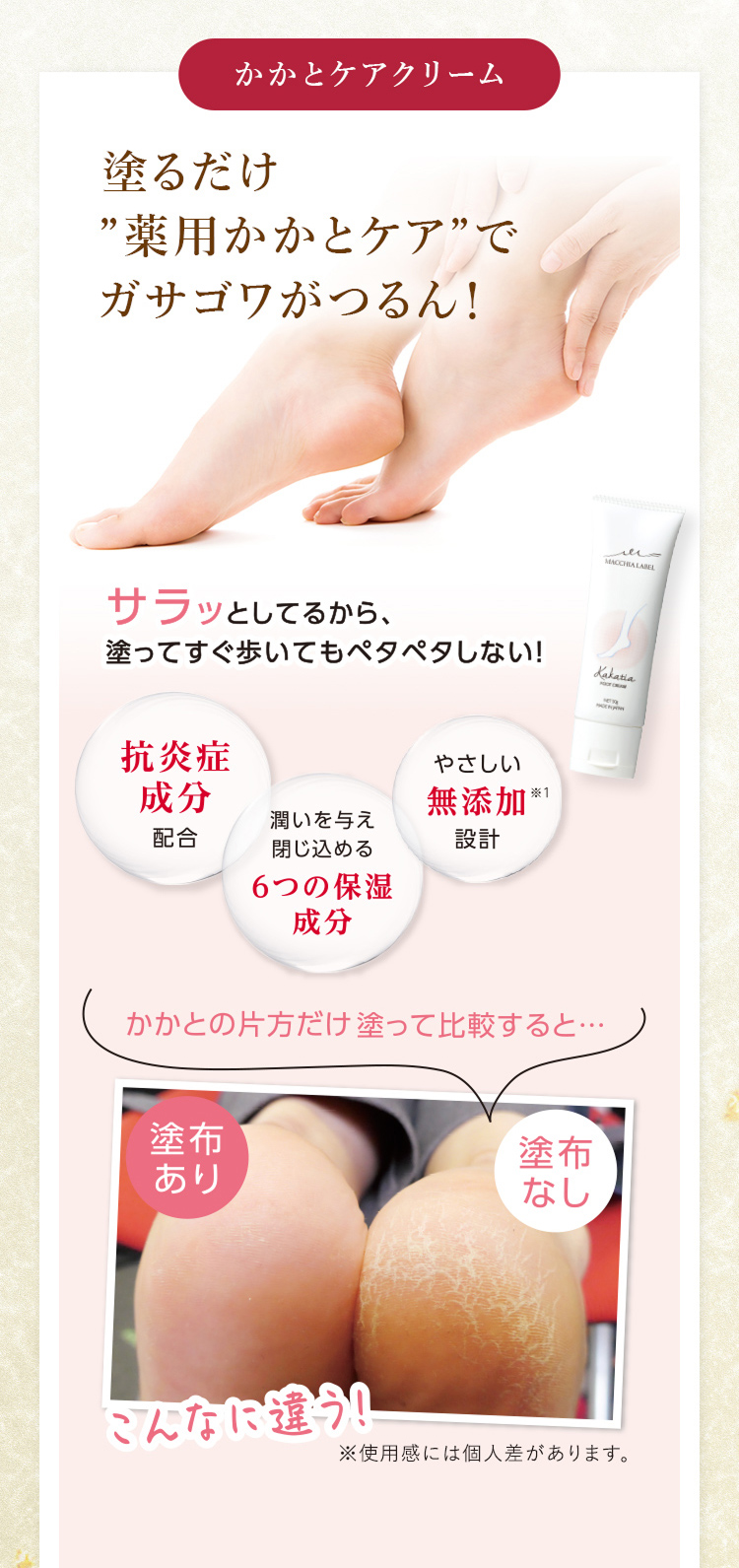 かかとケアクリーム